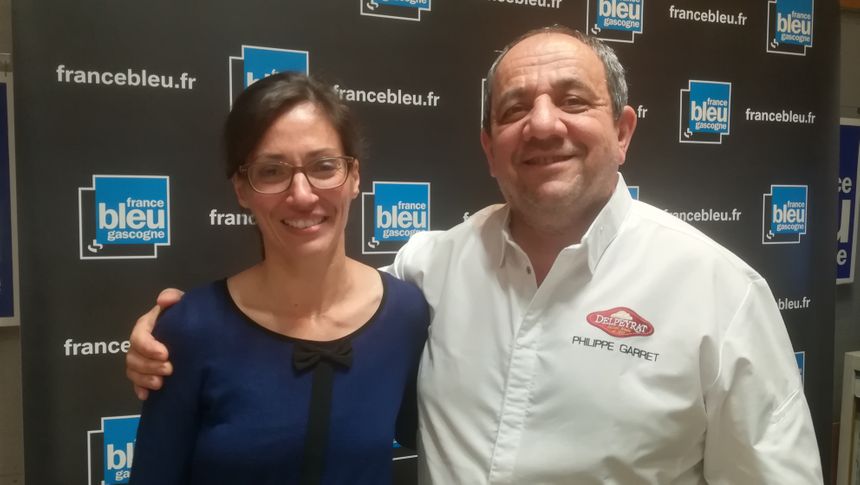 Isabelle notre auditrice et Philippe Garret