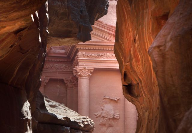 Le site nabatéen de Petra, en Jordanie, accueille 3 000 visiteurs chaque jour.