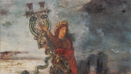 Gustave Moreau : Arion (détail). BnF, fond Albert Pomme de Mirimonde. Collection de documents iconographiques. - Gallica - BnF