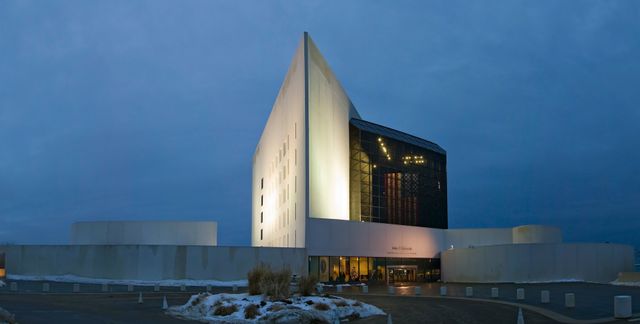 La bibliothèque John Fitzgerald Kennedy dans le musée de Boston