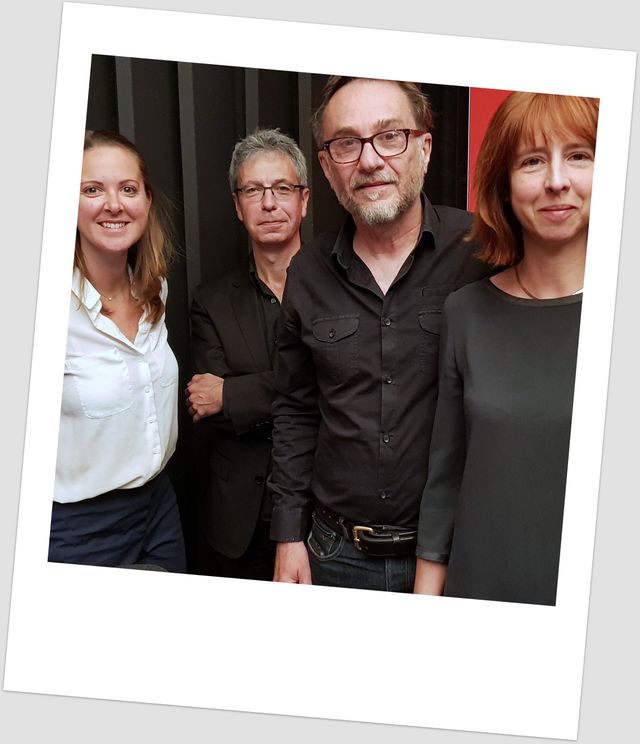 Charline Vanhœnacker, Christophe Labbé, Marc Dugain et Olivia Récasens