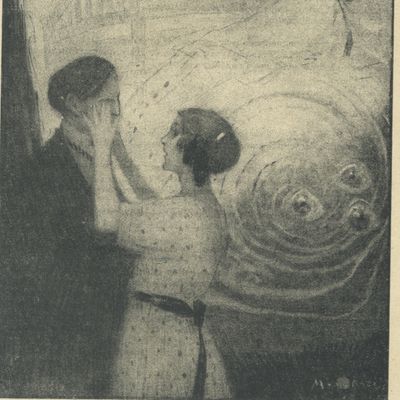 Maurice Leblanc, "Les trois yeux", illustré par Manuel Orazi, in "Je sais tout", n°164, 15 juillet 1919, p.127