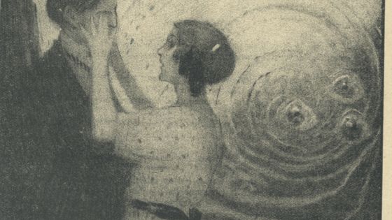 Maurice Leblanc, "Les trois yeux", illustré par Manuel Orazi, in "Je sais tout", n°164, 15 juillet 1919, p.127 - BnF, Littérature et art © Collection privée