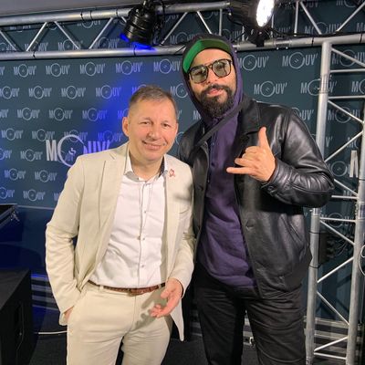 Olivier Cachin et Redouanne Harjane dans la sélection Rap