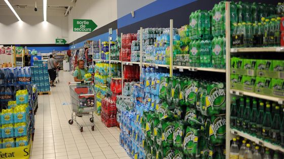 Rayon boisson d'un supermarché ©Getty