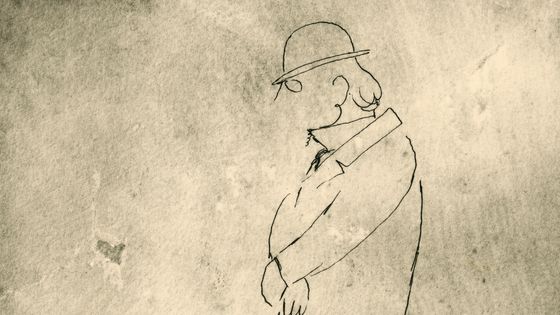 Erik Satie par Jean Cocteau ©Getty - De Agostini
