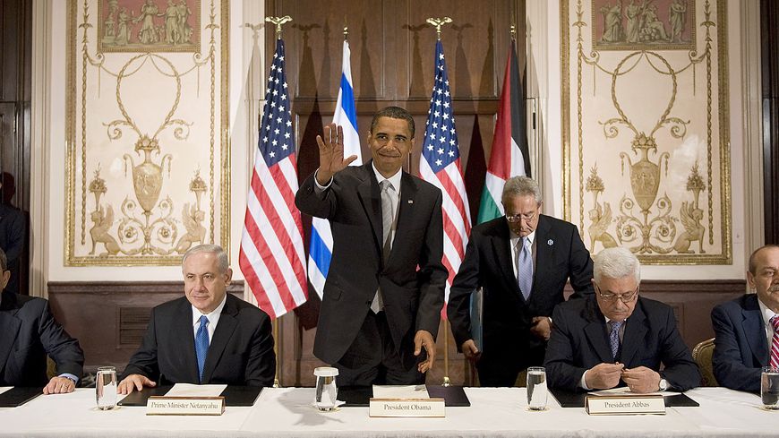 Barak Obama, le président américain tente une nouvelle conciliation arabo-israélienne à New-York en septembre 2009