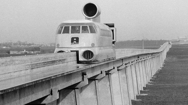 Les tests de l'aérotrain, 1974
