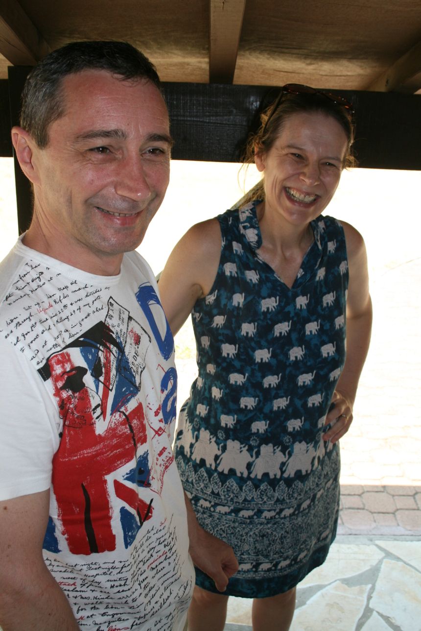 Eugénie et Bernard Larrivière.
