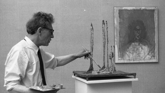 Alberto Giacometti à la 31e Biennale de Venise, 1962 - Fondo Paolo Monti, BEIC