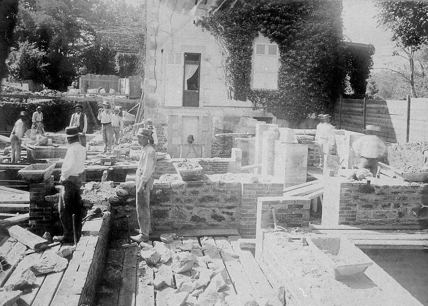 La construction du château de la famille Haviland