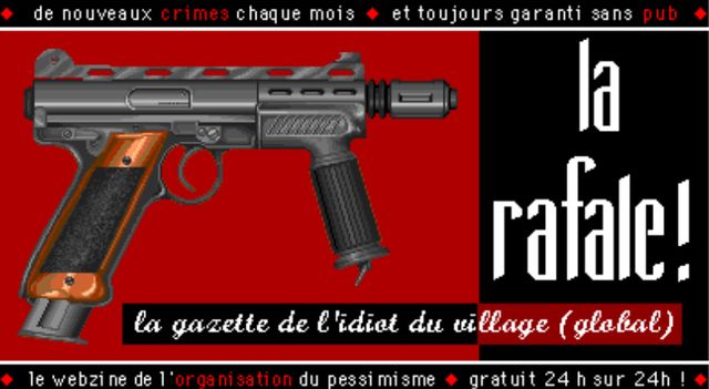 Le logo de La Rafale, premier webzine fondé par David Dufresne