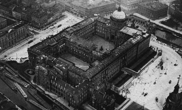 Le château des rois de Prusse en 1920
