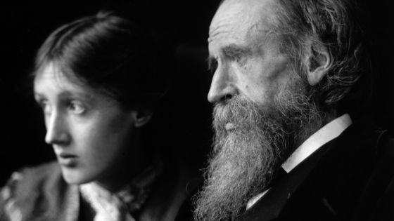 Virginia Woolf et son père Stephen Leslie ©Getty - Hulton-Deutsch Collection/CORBI