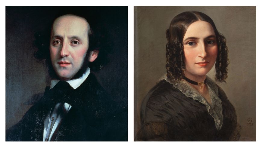 Felix et Fanny Mendelssohn