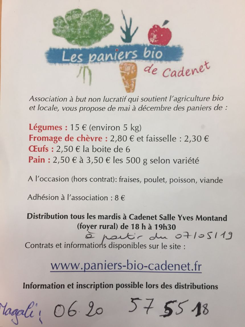 Les paniers bio