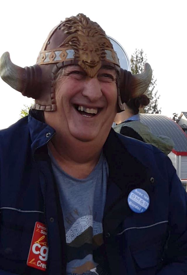 Philippe, est un élu de GM&S à la Souterraine. Ancien cheminot et sympathisant, il a été de toutes les mobilisations
