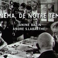 Capture d'écran du générique de la série "Cinéma, de notre temps" de Janine Bazin et André S. Labarthe