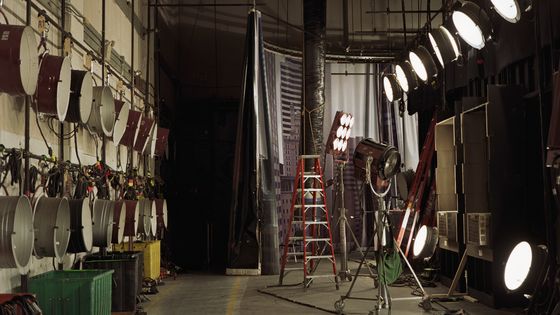 Derrière un plateau de tournage ©Getty