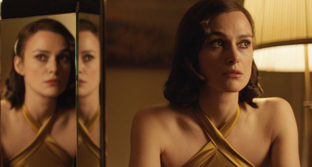Keira Knightley, rhabillée pour l'hiver par Xavier Leherpeur pour son interprétation dans "Coeurs ennemis"