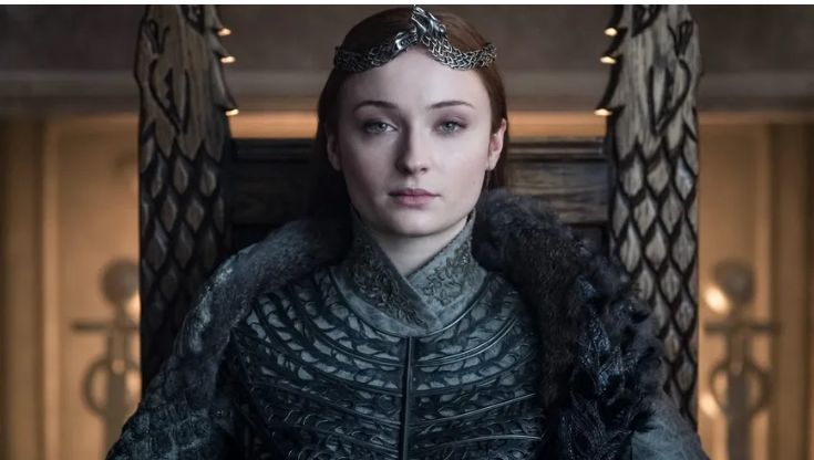 Sophie Turner allais Sansa Stark dans la série "Game of Thrones"