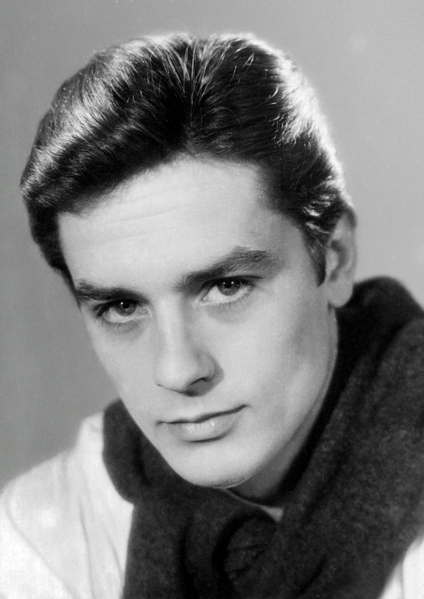 Portrait Harcourt d'Alain Delon (date inconnue)