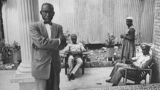 François Duvalier alias "Papa Doc", ici le 1er mai 1957, quelques jours après son arrivée au pouvoir. ©Getty - Robert W. Kelley / The LIFE Picture Collection