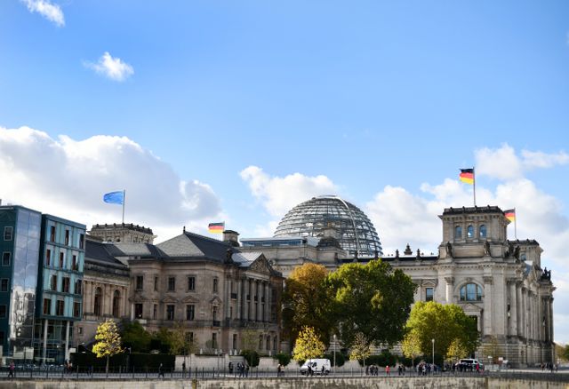 Le site du Reichstag à Berlin