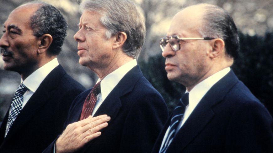 1979, premier traité de paix au Proche-Orient entre l'Egypte et Israël.