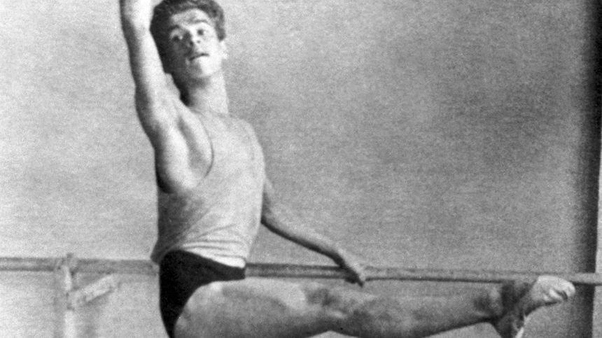 Rudolf Noureev en 1955, à Moscou.