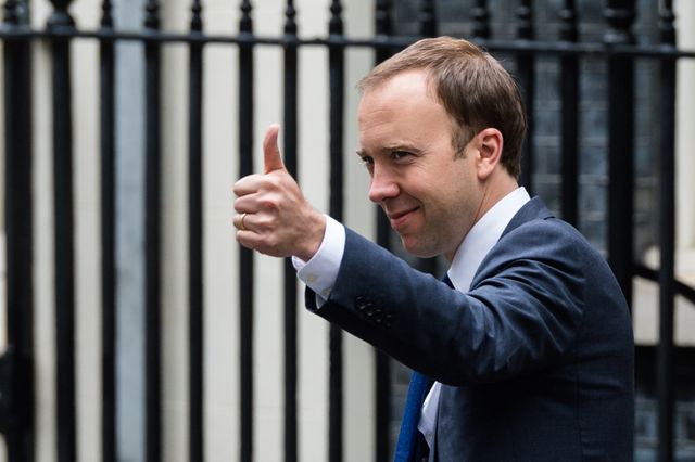 Matt Hancock, ministre du Développement international,, candidat au poste de Premier minsitre