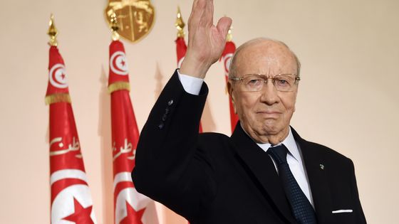 Le président tunisien, Béji Caïd Essebsi ©AFP - FETHI BELAID