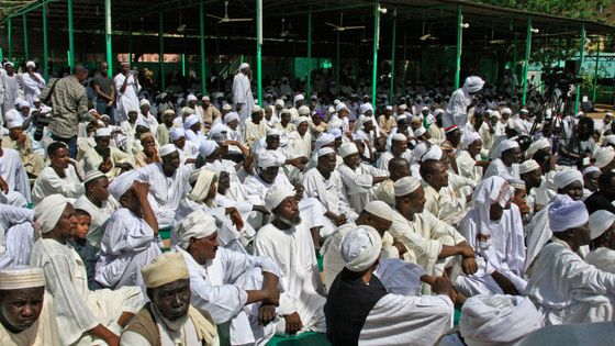 Des fidèles d'une mosquée d'Omdurman près de Khartoum (Soudan) ©AFP -