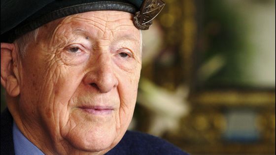 Hubert Faure, vétéran du Commando Kieffer ©Getty - Xavier ROSSI