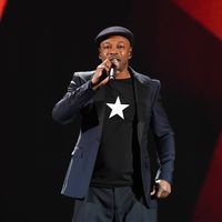 Claude MBarali a.k.a. MC Solaar performs during the 33rd Les Victoires De La Musique.