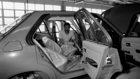 L'usine Renault de Flins en 1981 ©Getty - Alain Mingam