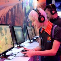 Jeune joueur lors de l'E3 2019 à Los Angeles