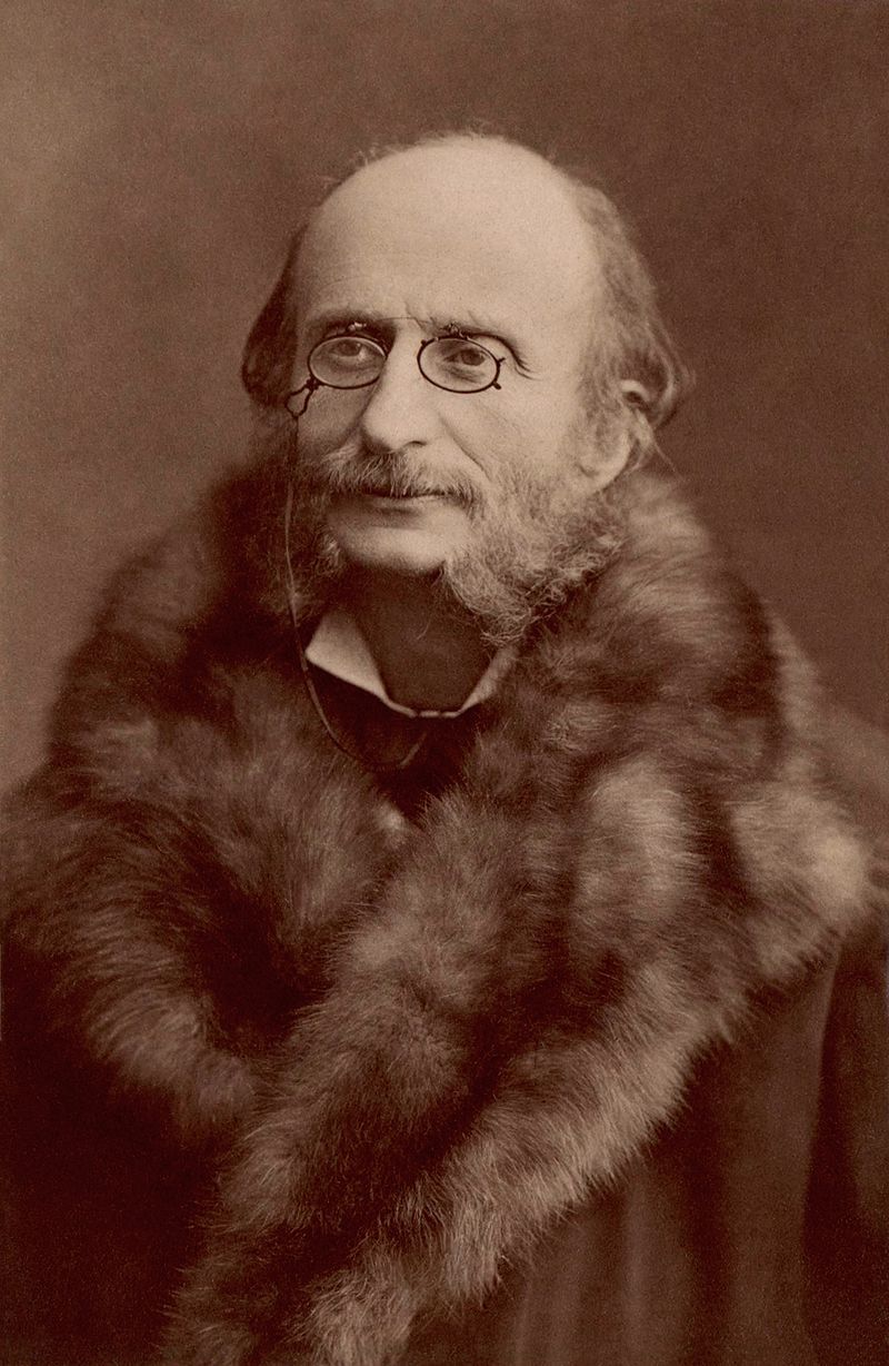 Jacques Offenbach par Félix Tournachon, dit Nadar (1878).