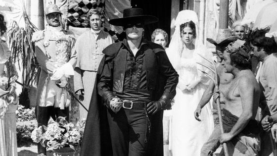 Alain Delon, Ottavia Piccolo, Giacomo Rossi Stuart and Adriana Asti in 'Zorro' ©Getty - Mondadori Portfolio