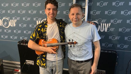 Amine et Olivier Cachin dans la Sélection Rap ©Radio France - Mouv'