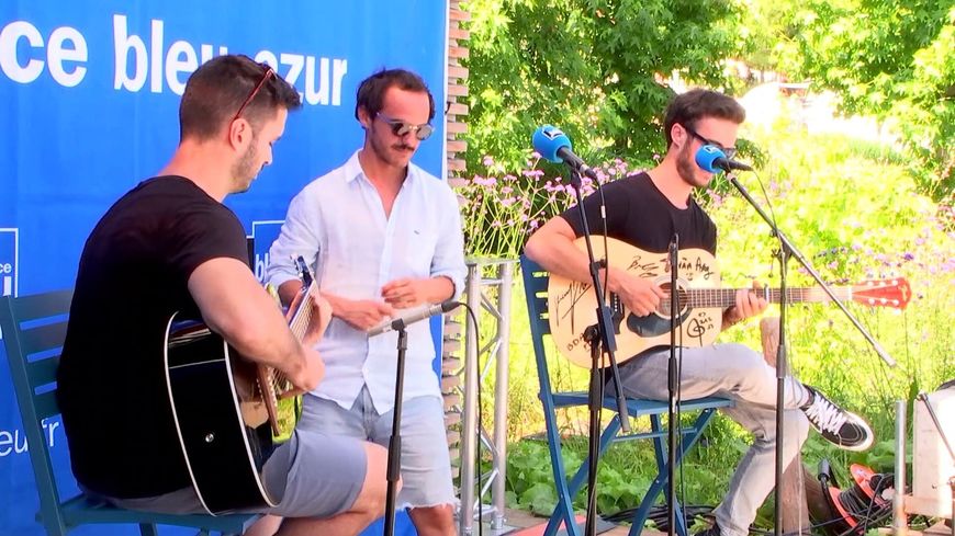 Boulevards des Airs sur le plateau France Bleu Azur, lors de la Fête de la Musique 2019