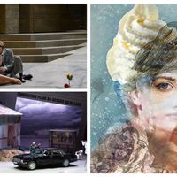 "Don Giovanni" © Charles Duprat / Opéra national de Lyon, "Barbe-Bleue" © Stofleth; "Madame Favart" © Opéra Comique