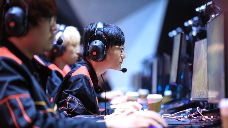 Une compétition de e-sport en Chine