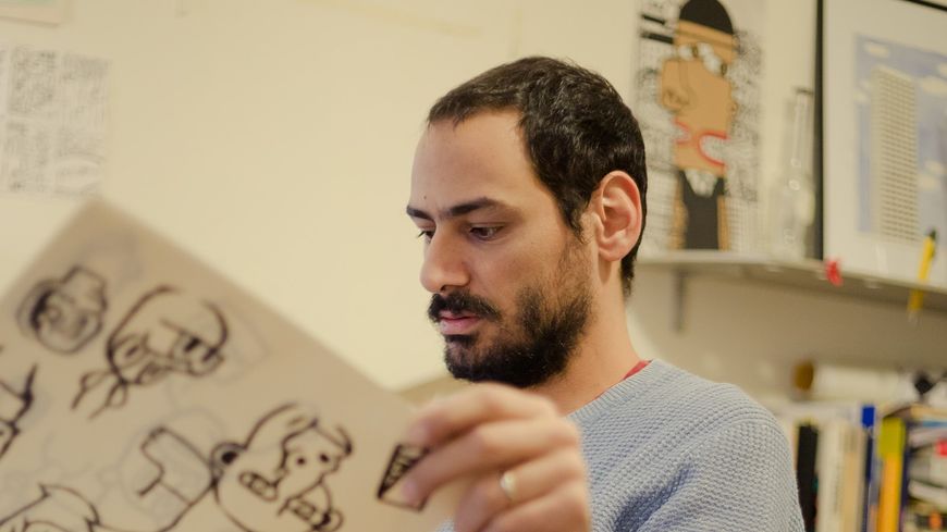 Mazen Kerbaj auteur de "Politique", (Actes Sud)