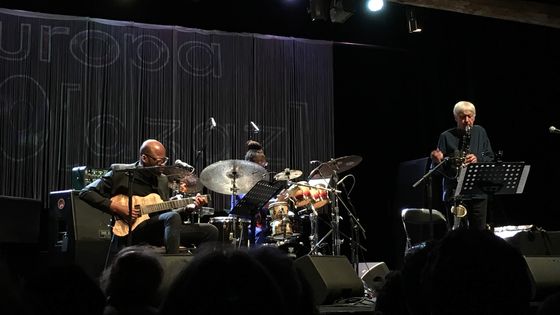 Lionel Loueke, Christi Joza Orisha, Michel Portal à l'Abbaye de l'Epau dans le cadre de Europajazz au Mans le 09 mai 2019 ©Radio France - Emmanuelle Lacaze