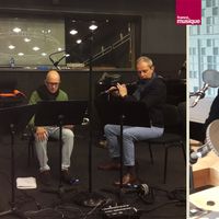 Le Trio d'Argent et François Mardirossian en studio pour Tapage nocturne