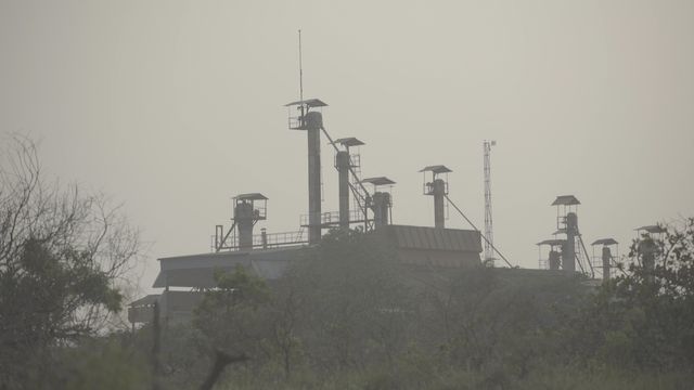 Usine de transformation de sable de la société indienne V. V. Mineral, près de Uvari (Inde) - novembre 2018
