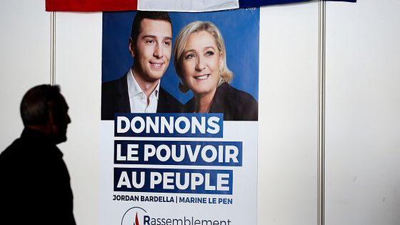Marine Le Pen assiste à un grand banquet patriotique à Metz, en mai 2019 ©Getty - Chesnot/Getty Images