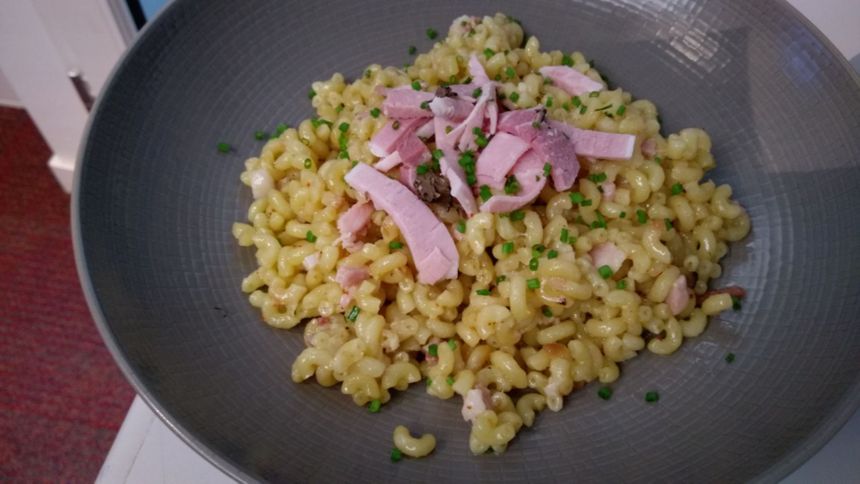 Des coquillettes jambon aux truffes y'en a plus !!!
