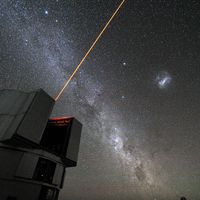 L'étoile Guide laser de l'une des unités du VLT